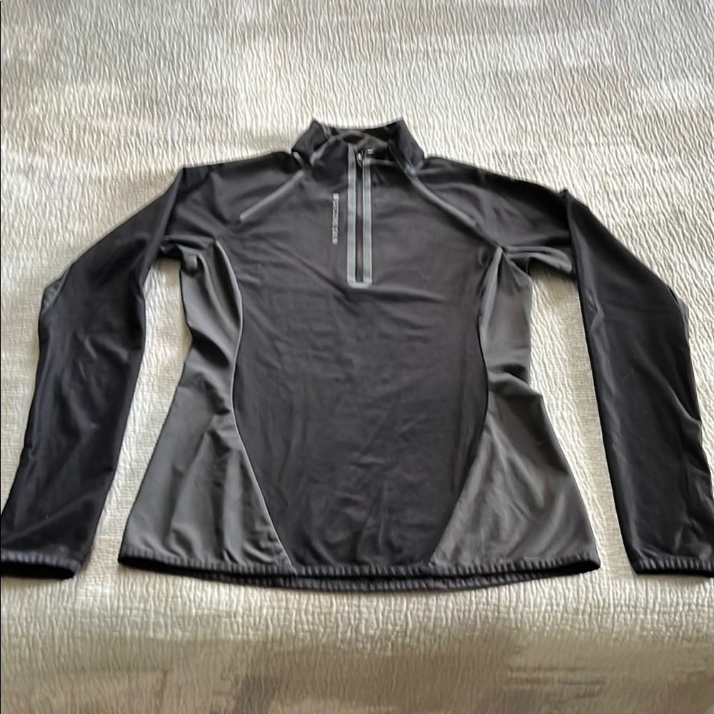 Second Skin Black Long Sleeve Athletic Top